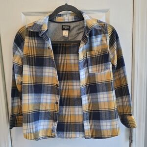 Boys' OshKosh Plaid Bown Shirt, Size 10